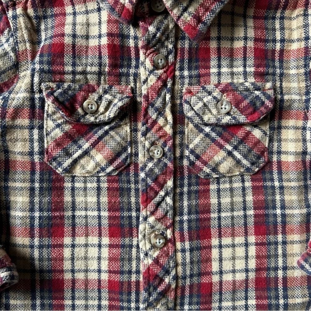 Baby Gap Plaid Long Sleeve Button Down Shirt
